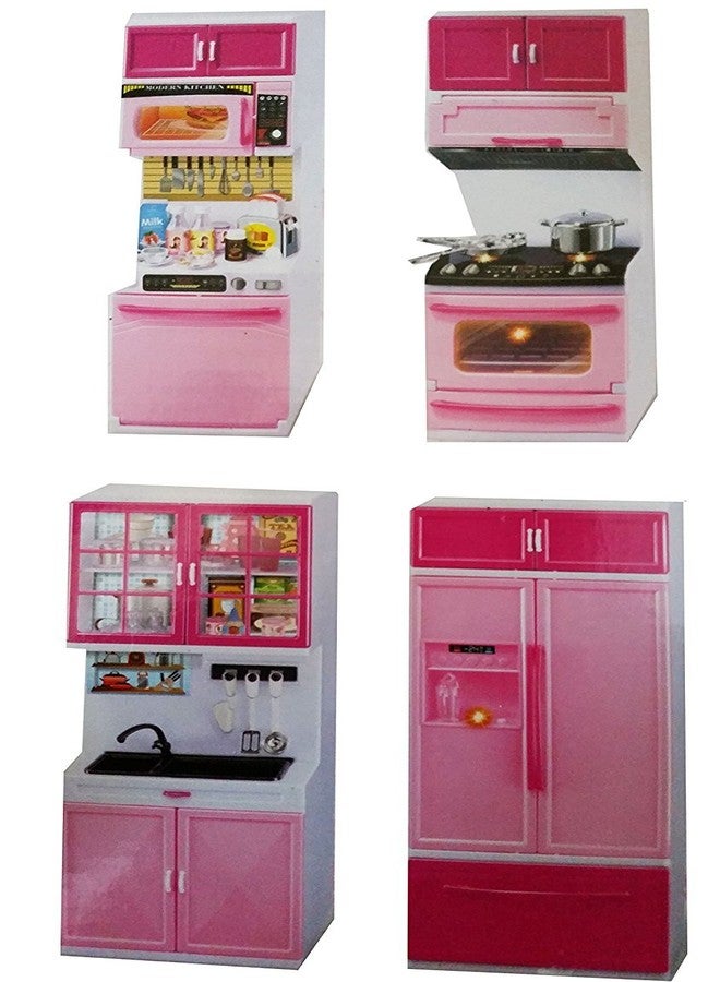 Heer Modern Kitchen Set with 4 Compartments, Musical and Lights(Big Size) - Image 2